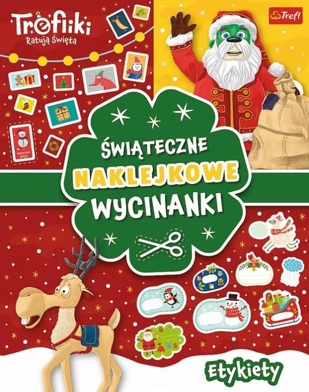 Trefiliki Ratują Święta. Etykiety Świąteczne - tantis.pl