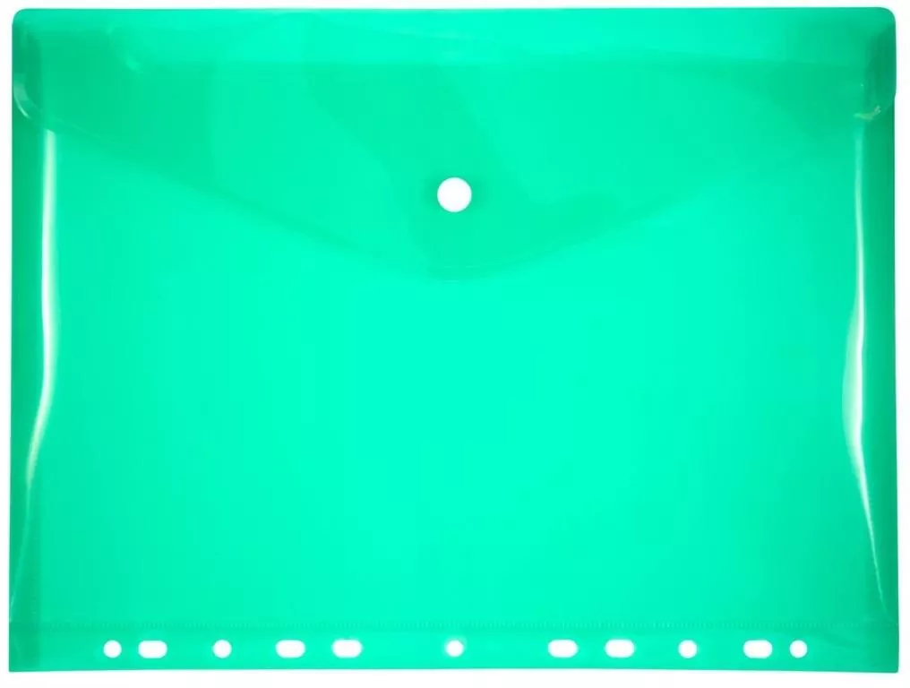 Teczka PP A4 z europerforacją. Zielona - tantis.pl