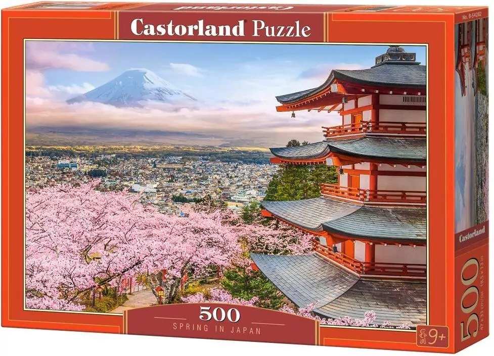 Puzzle 500 Spring in Japan CASTOR - tantis.pl