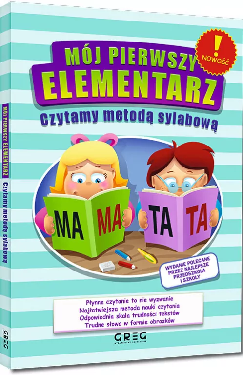Mój pierwszy elementarz. Czytamy metodą sylabową - tantis.pl