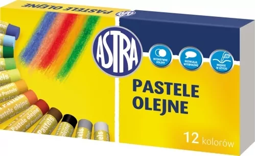 Pastele olejne. 12 kolorów - tantis.pl