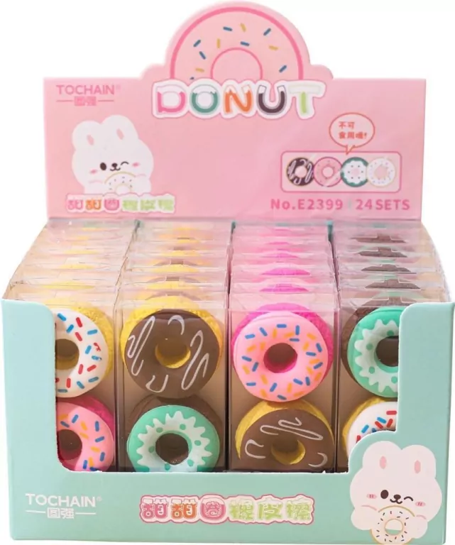 Gumka do ołówka Donut mix - tantis.pl