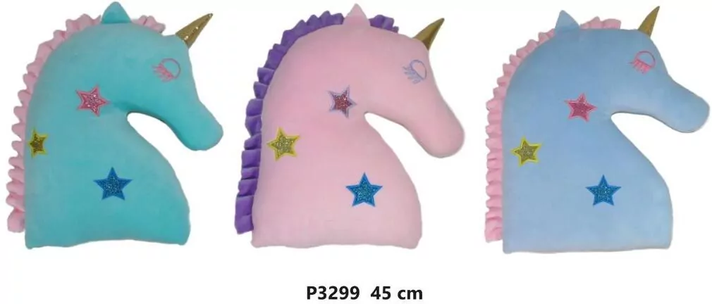 Poduszka jednorożec 45cm MIX - tantis.pl