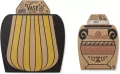 Wazon - kartonowy rękaw - Yellow Stripy - tantis.pl