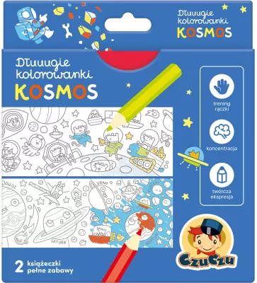 CzuCzu. Kosmos. Dłuuugie kolorowanki