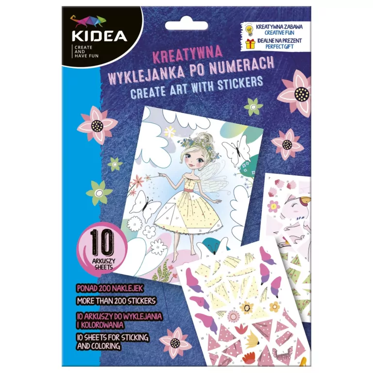 Kreatywna wyklejanka po numerach Magiczny świat - tantis.pl