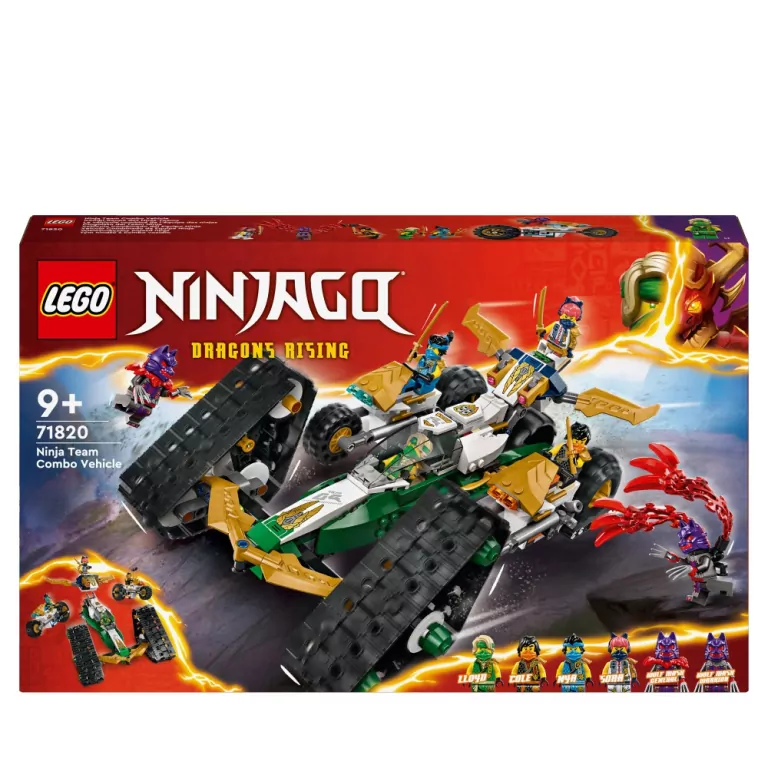 LEGO® NINJAGO. Wielofunkcyjny pojazd Ninja. 71820 - tantis.pl