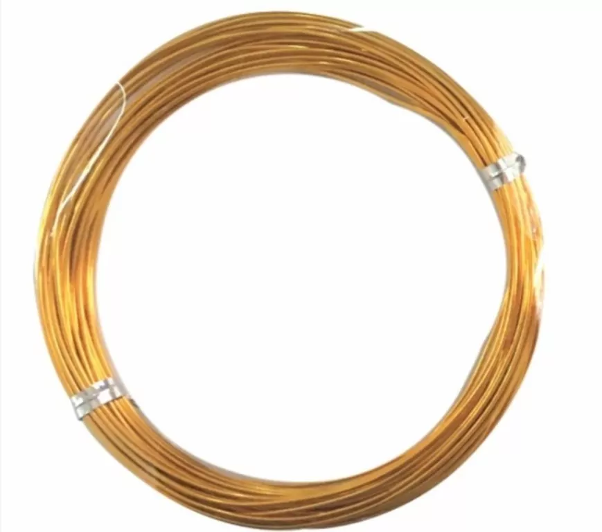 Drucik aluminiowy złoty 1,2mm 5m - tantis.pl
