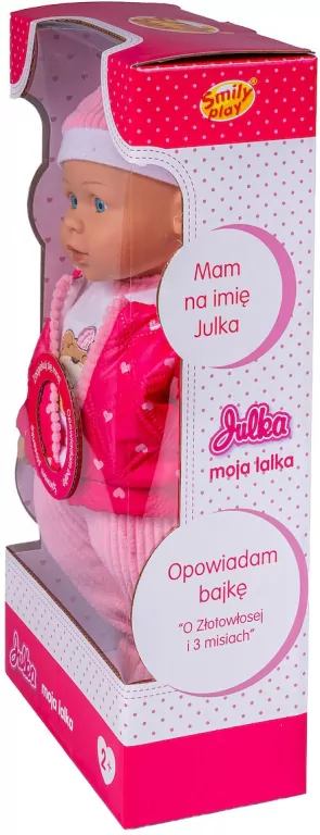 Lalka Julka 39cm. Zabawka. Smily Play - tantis.pl