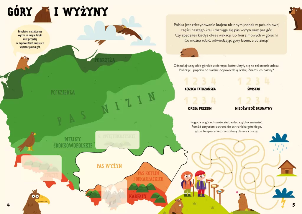 Atlas przedszkolaka. Atlas Polski - tantis.pl