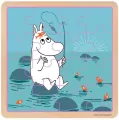 Puzzle Muminki Na Ryby drewniane 16el - tantis.pl