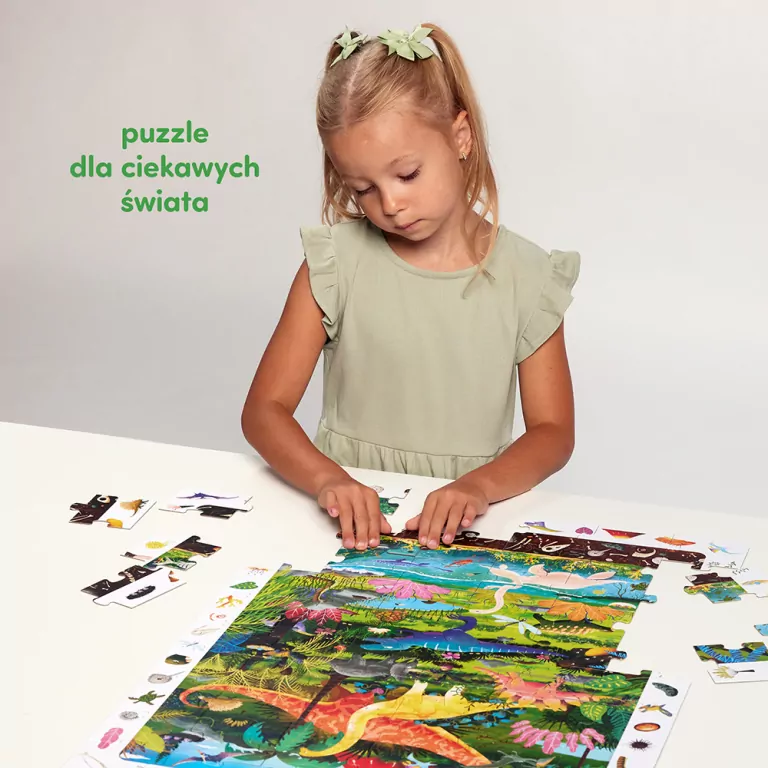 CzuCzu. Dinozaury. Obserwacyjne puzzle. 4+ - tantis.pl