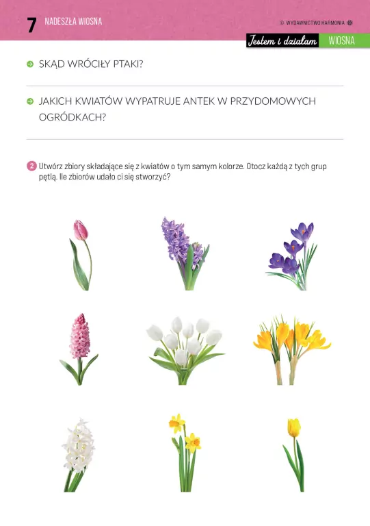 Jestem i działam. Wiosna. Materiały dla uczniów z - tantis.pl
