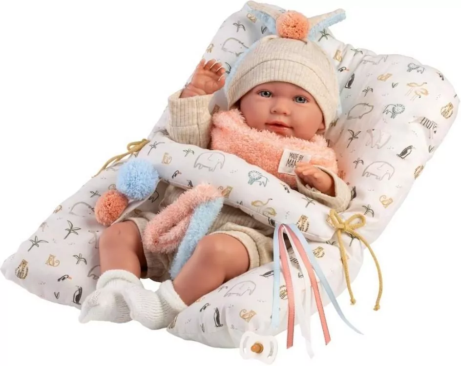 Lalka bobas Mimi płacząca z poduszką 42cm - tantis.pl