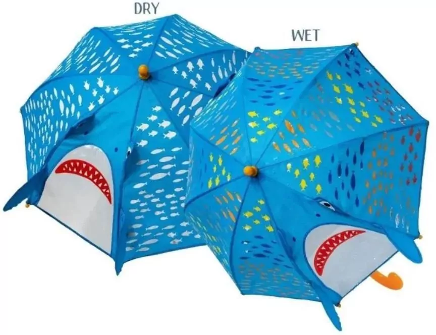 Parasolka 3D zmieniająca kolory rekin - tantis.pl
