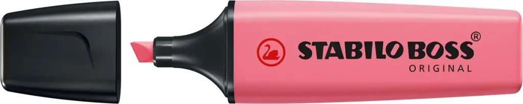 Zakreślacz STABILO BOSS ORIGINAL Pastel różowy ciemny 70/150 - tantis.pl