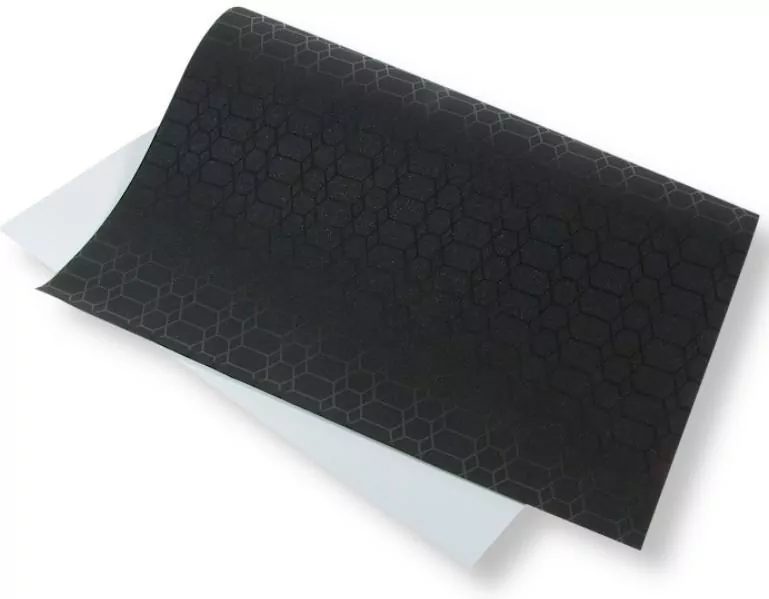 Papier ozdobny brokatowy 140g 40x60cm czarny 5ark - tantis.pl