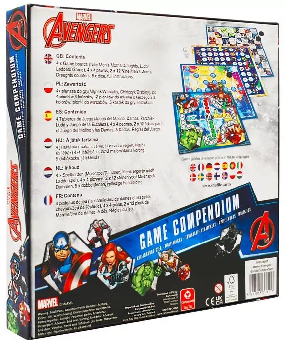Avengers: zestaw gier CARTAMUNDI - tantis.pl