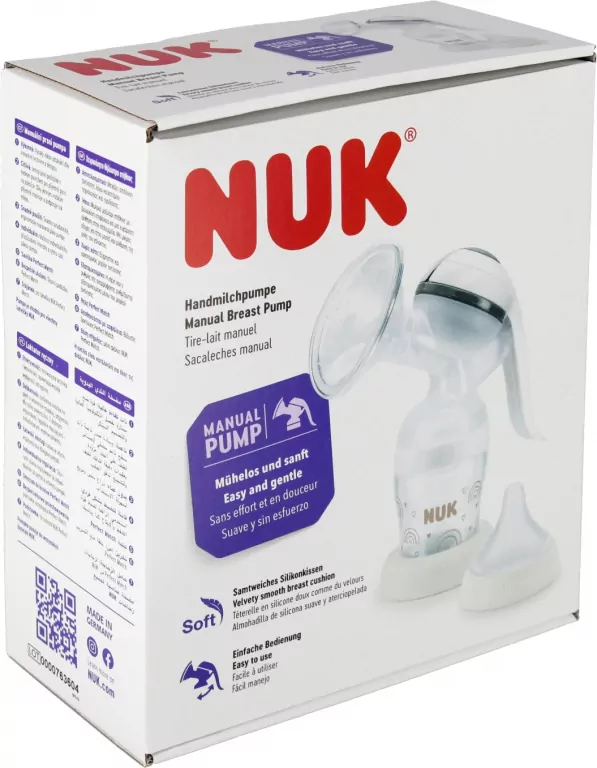 NUK. Laktator ręczny z butelką 150 ml - tantis.pl