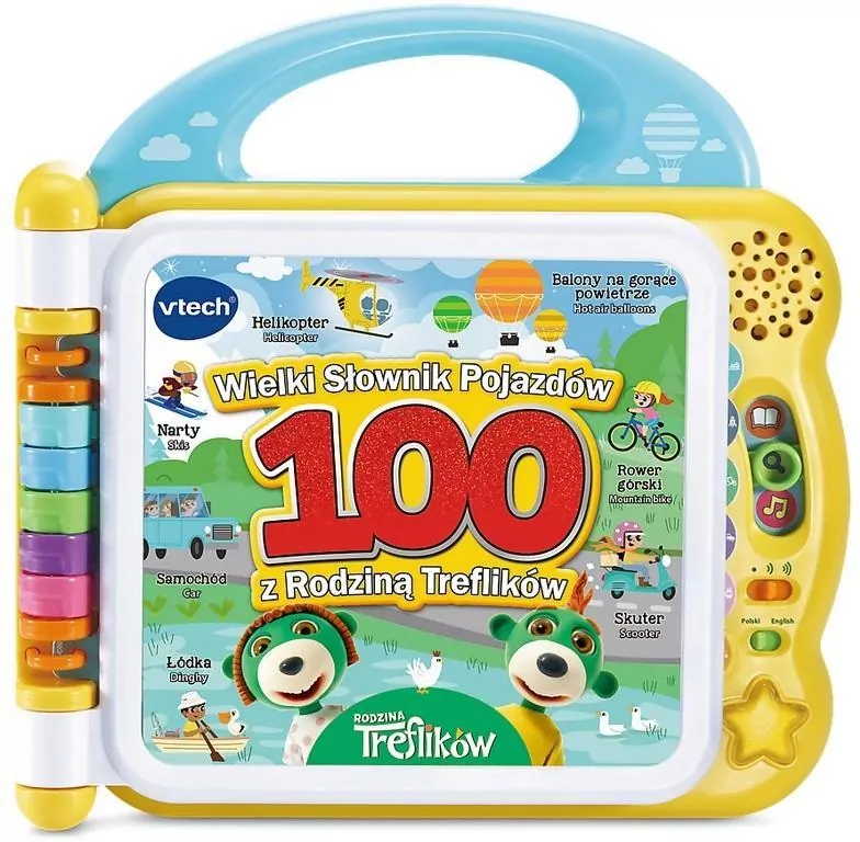 Wielki słownik pojazdów z Rodziną Treflików - tantis.pl