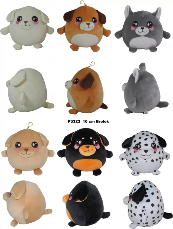 Brelok pies kula 10cm MIX - tantis.pl