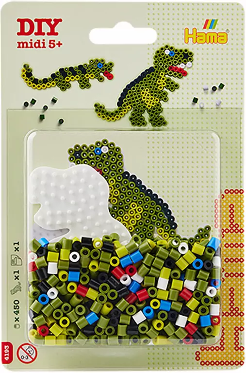 Hama. Mały blister. Dinozaury - tantis.pl