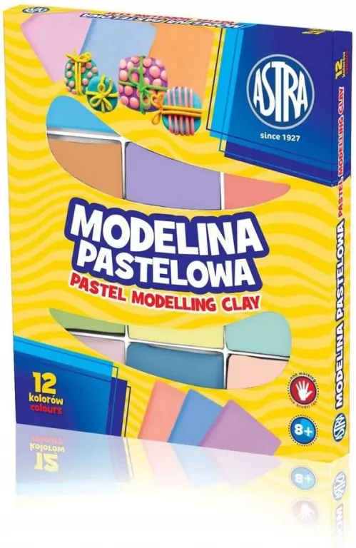 Modelina pastelowa. 12 kolorów - tantis.pl