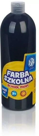 Farba szkolna. Czarna 1000ml - tantis.pl