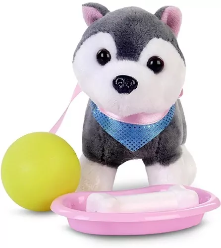 Lalka Natalia z pieskiem pluszowym 35cm - tantis.pl