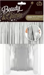 Kurtyna matowa srebrna 100 x 200cm