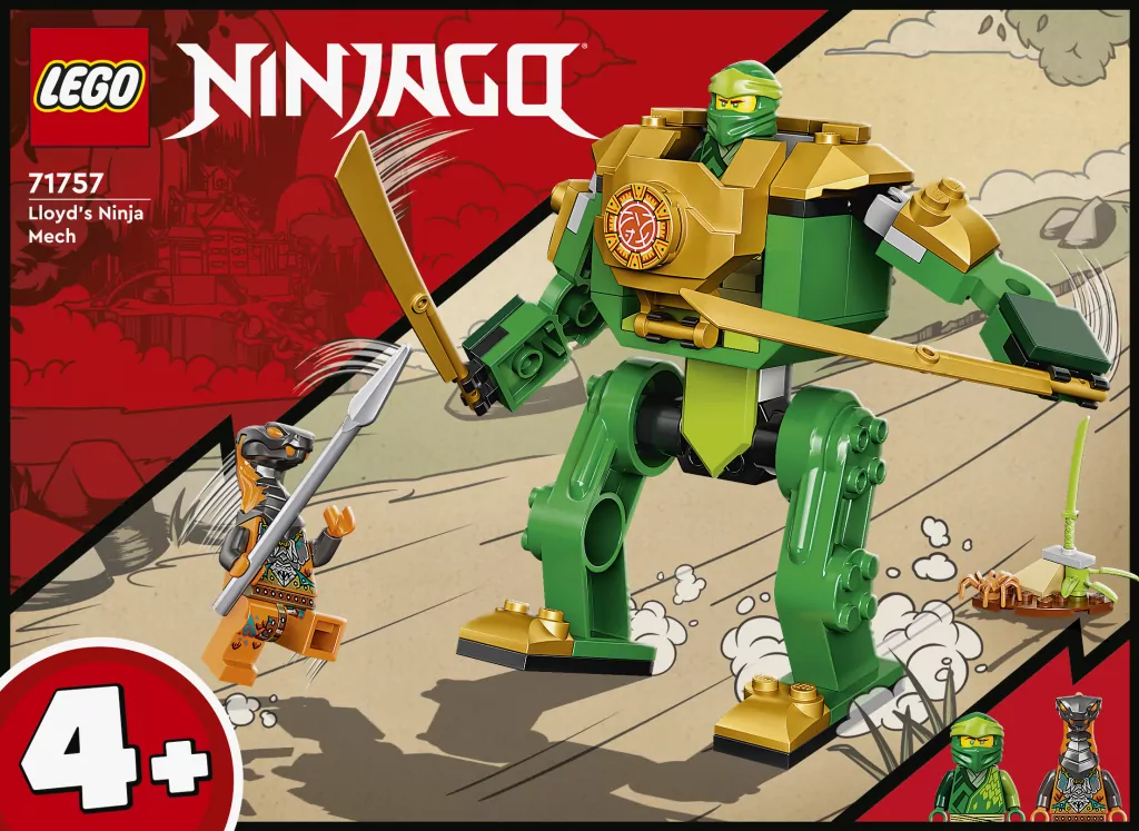 LEGO® NINJAGO®. Mech Ninja Lloyda. 71757 - tantis.pl
