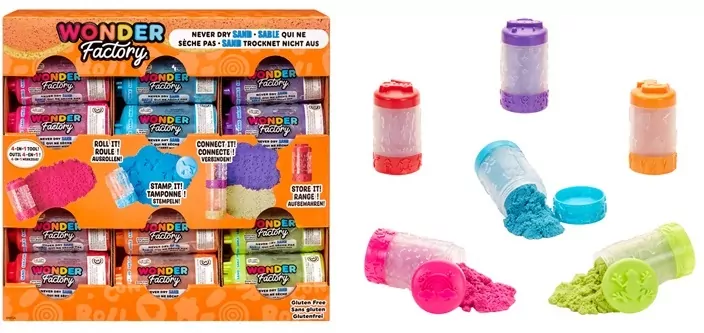 Wonder Factory Never Dry Sand Singles - Red - tantis.pl