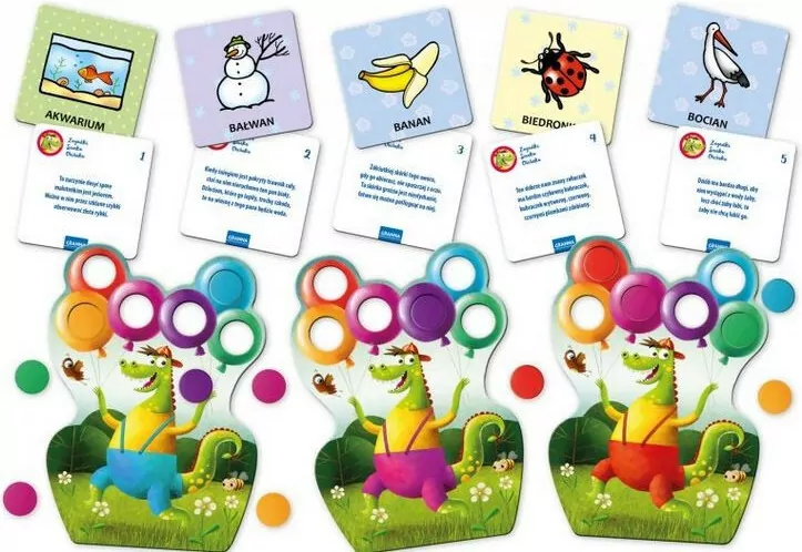 Zagadki Smoka Obiboka. Niebieskie. Graj ze Smokiem Obibokiem - tantis.pl