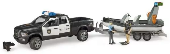 Dodge RAM 2500 Policyjny Pikap z łodzią - tantis.pl