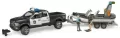 Dodge RAM 2500 Policyjny Pikap z łodzią - tantis.pl