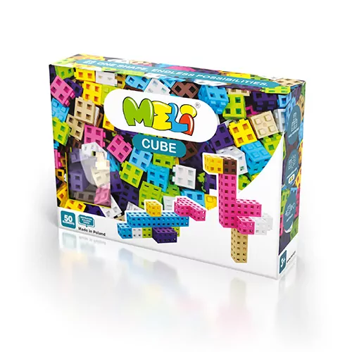 Klocki Meli Cube Pink 50 elementów - tantis.pl