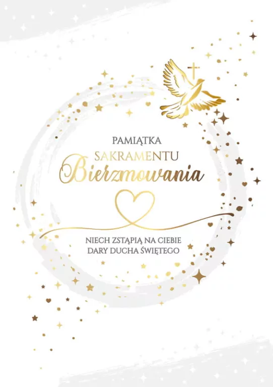 Karnet Pamiątka Bierzmowania - tantis.pl