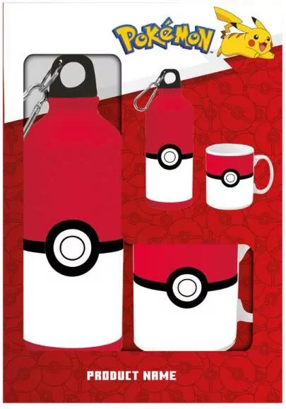 Kubek + butelka Pokemon 500ml PK00022 - tantis.pl