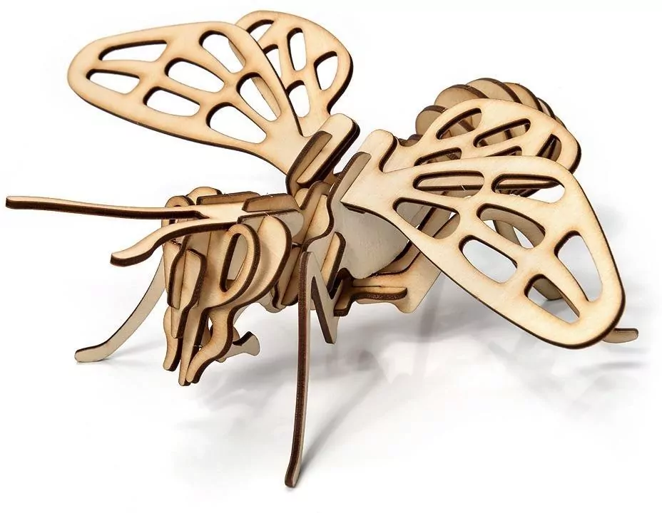 Puzzle drewniane. Model 3D. Pszczoła - tantis.pl