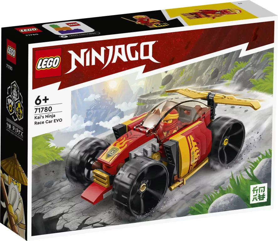 LEGO® Ninjago®. Samochód wyścigowy ninja Kaia EVO. 71780 - tantis.pl
