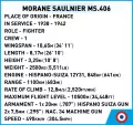 HC WWII Morane-Saulnier MS.406 - tantis.pl