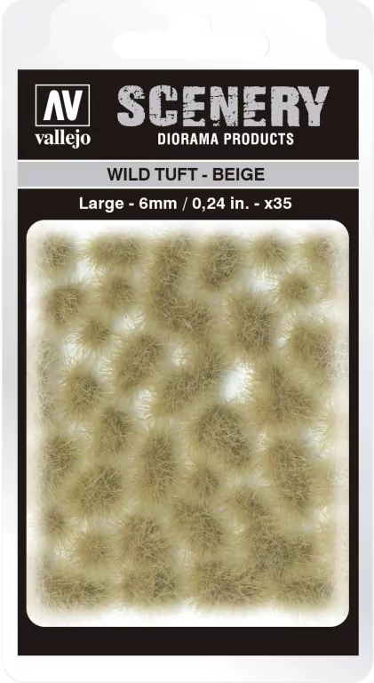 Vallejo: SC420 - Scenery - Wild Tuft - Beige (6 mm x 35) - tantis.pl