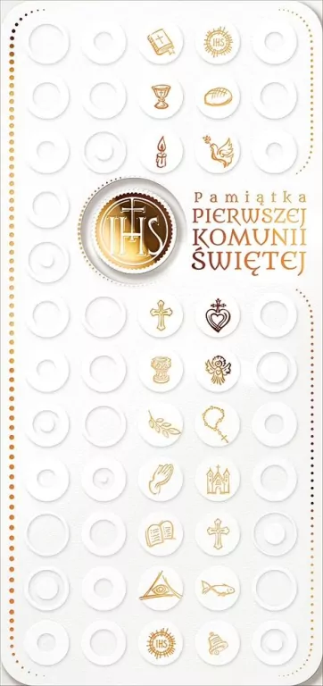 Kartka okolicznościowa Komunia - tantis.pl