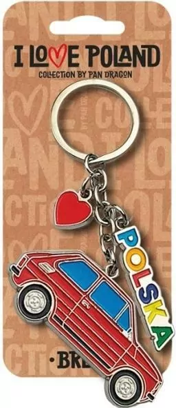 Brelok I love Poland Polska - tantis.pl