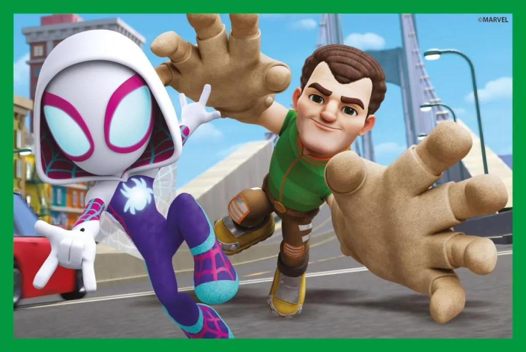 Clementoni. Klocki obrazkowe 6 elementów. Spidey i super-kumple - tantis.pl