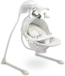 Caretero Huśtawka elektryczna Raffi light grey