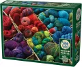 Puzzle 1000 Kłębki włóczki - tantis.pl