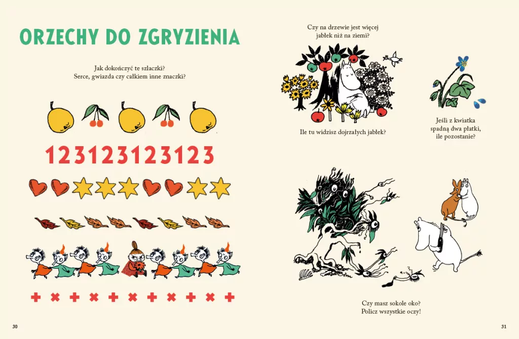 Muminkowy słownik obrazkowy. Liczby - tantis.pl