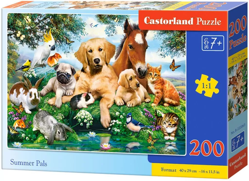 Summer Pals. Puzzle 200 elementów - tantis.pl