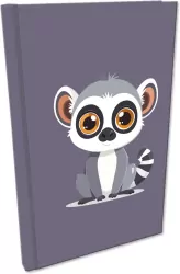 Notes A5 kratka Soft Touch Lemur